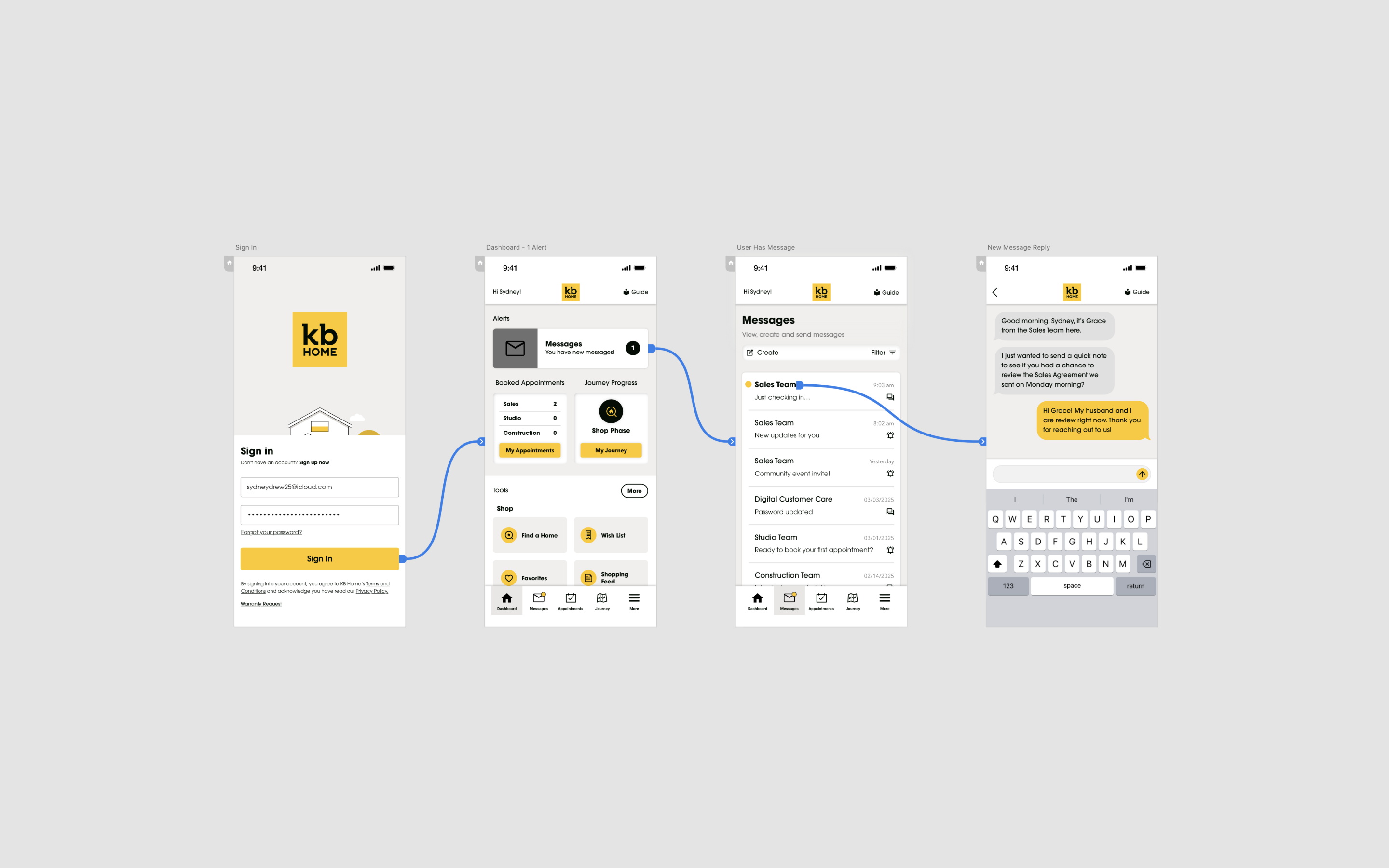 KB Home iOS app