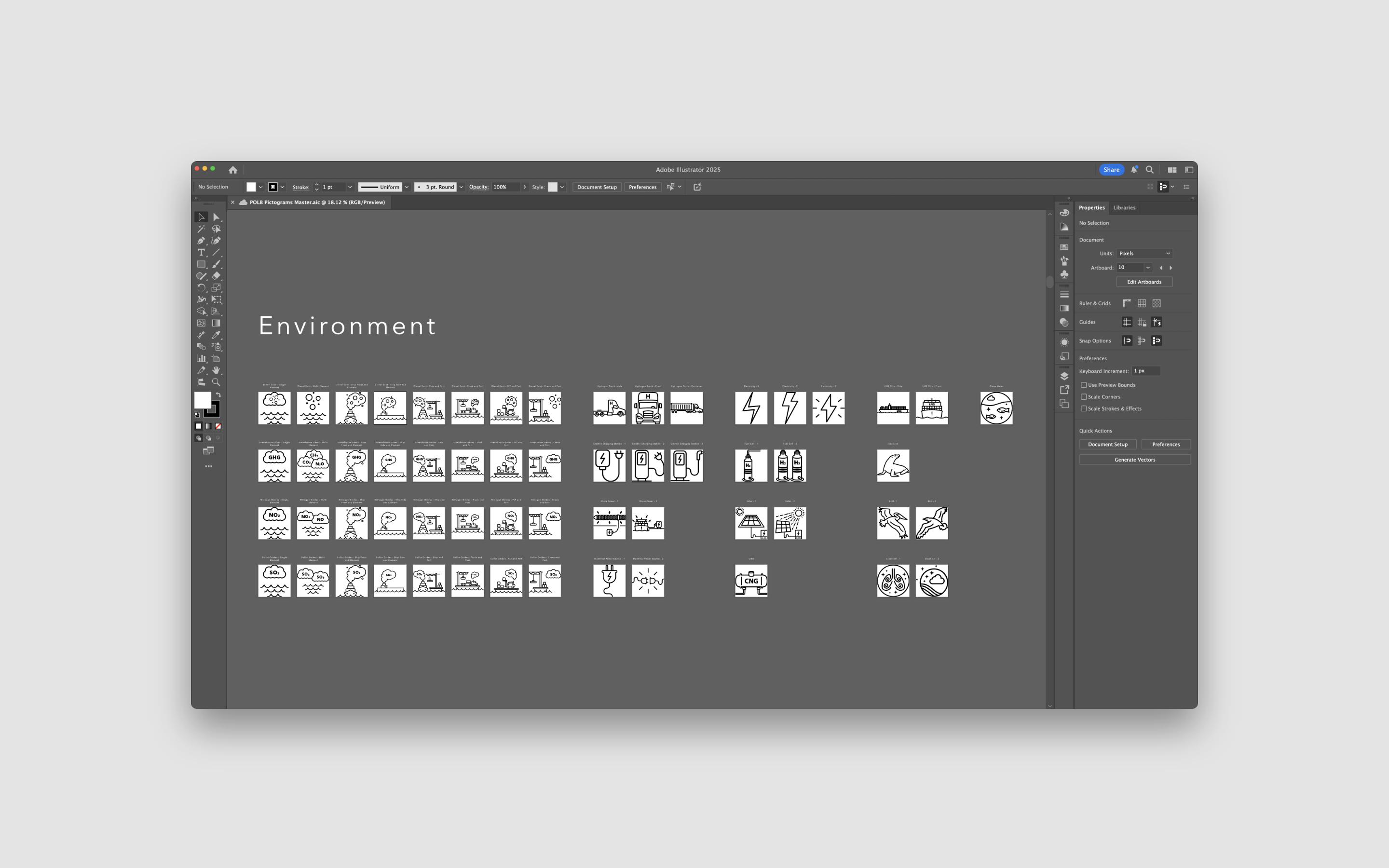 POLB Icon Library — outcome